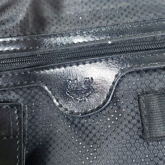 Vintage MC Marc Chantal Tooled Embossed Leather Multi Color Square Shoulder Bag - Picture 11 of 17